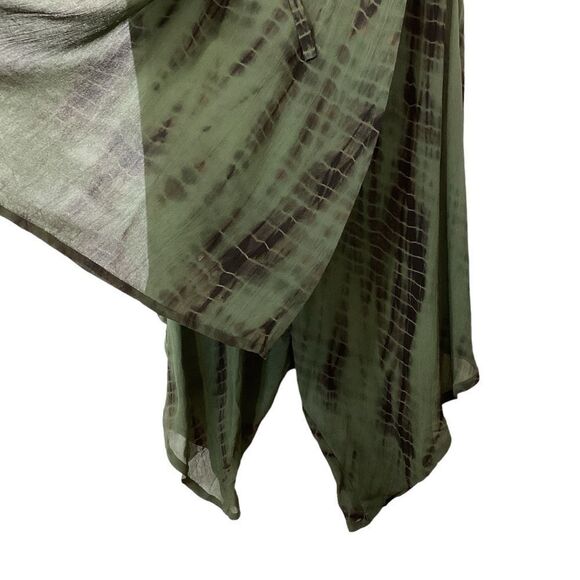 NICHOLAS K x FREE PEOPLE Size XL NWT Dahlia Tie Dye Jumpsuit Sage Green Black - Picture 7 of 16